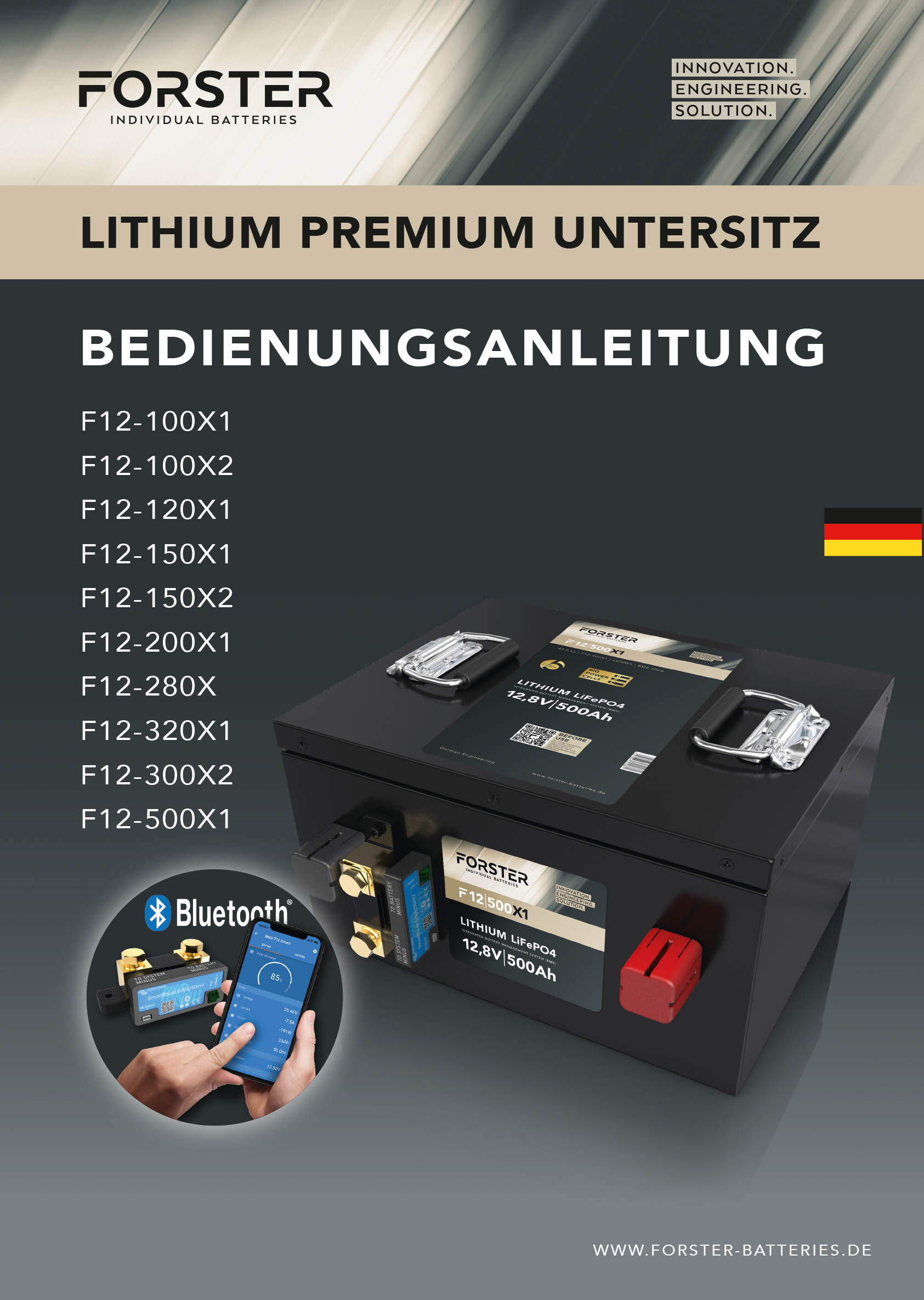LiFePO4 Batterie Li100BH6 - Untersitz-Batterie VW T6.1 / T6 / T5, Lithium  Batterie, LiFePo4, Elektrik für Wohnmobile, Batterien, Camping-Shop